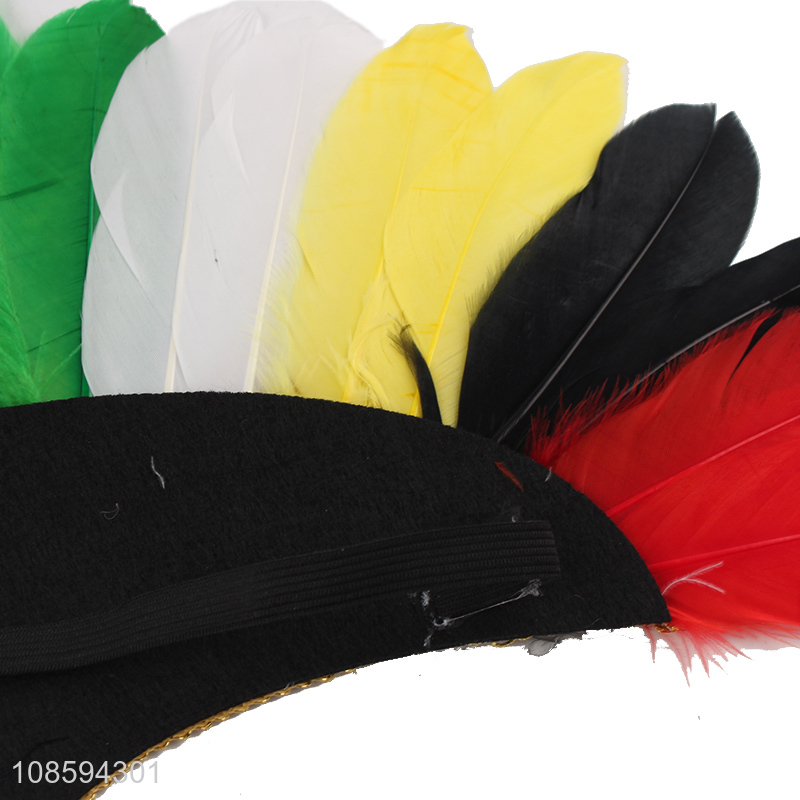 Popular products party supplies colourful headband with feather