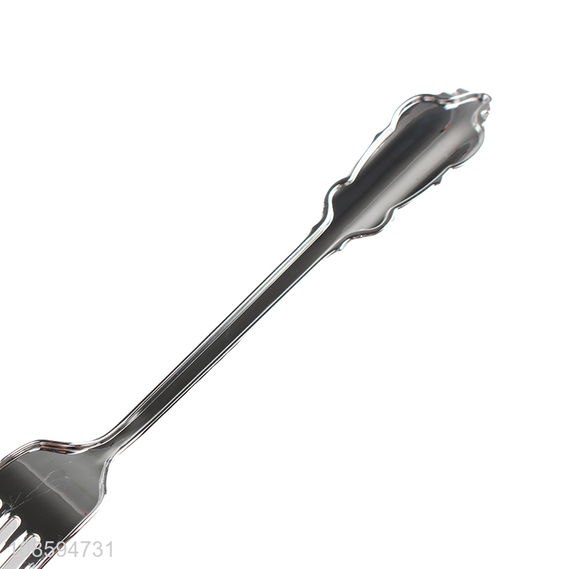 Factory price silver plastic cutlery fork for party supplies