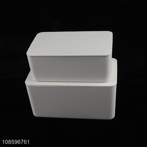 Most popular bathroom accessories plastic tissue box for sale