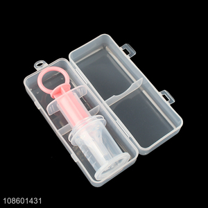 Wholesale silicone baby medicine syringe pacifier for oral feeding