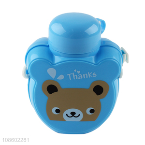 Popular products cartoon kids portable plastic water cup water bottle