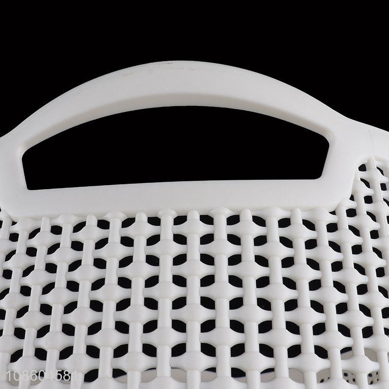 Online wholesale round household dirty clothes basket with handle