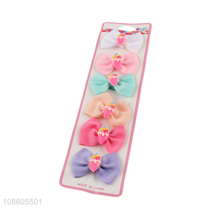 Wholesale cute bowknot hair band ponytail holder hair accessories