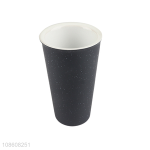 New product tall ceramic mugs speckled coffee cups with handle