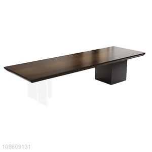 New product wabi-sabi acrylic solid wood tea table for living room