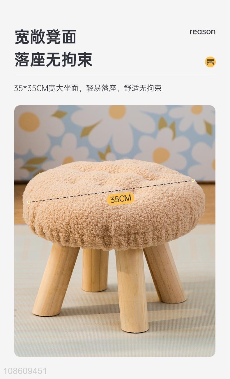 Factory price round home casual stool sofa stool shoes stools wholesale