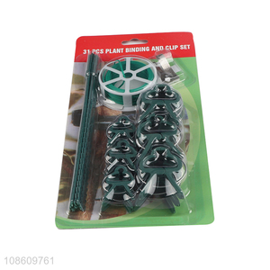 Wholesale 31pcs garden clip set (20m cable tie, 12pcs cable tie, 9pcs large clip, 9pcs small clip)