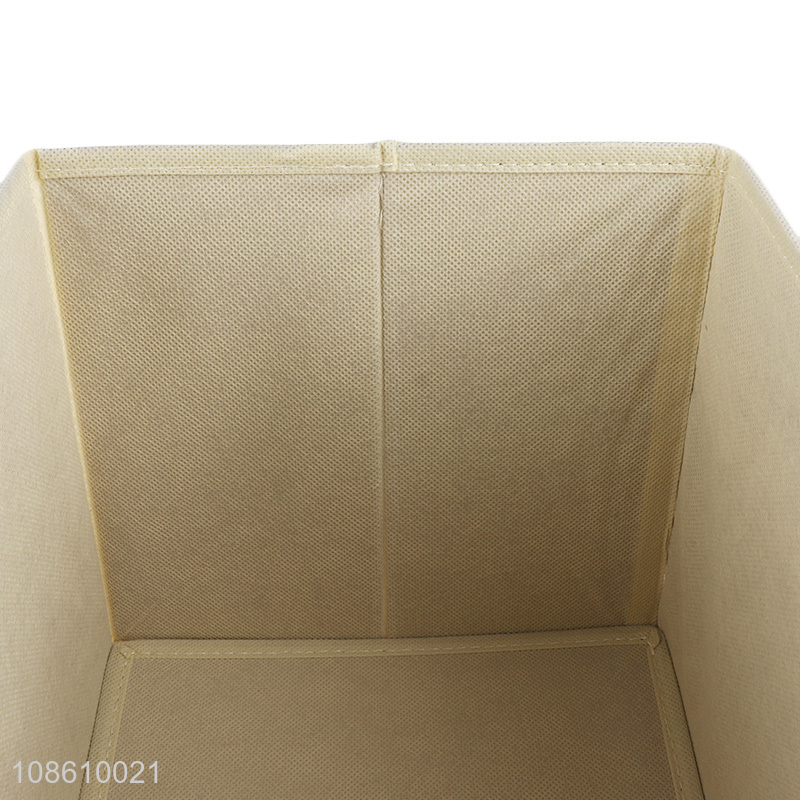 Hot selling folding nonwoven storage box portable storage container