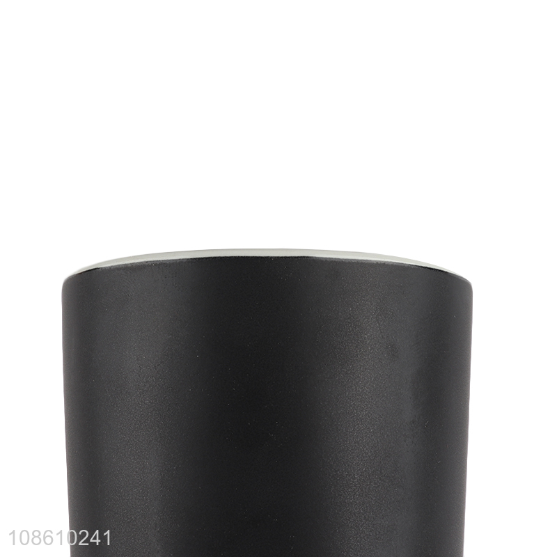 Wholesale two-tone matte ceramic mugs coffee cups with handle