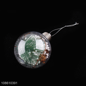 Top products Christmas transparent led light ball for xmas tree decoration