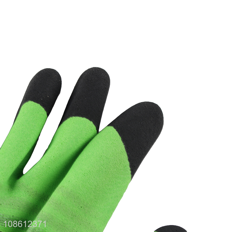 Hot selling coated gardening safety gloves industrial work gloves