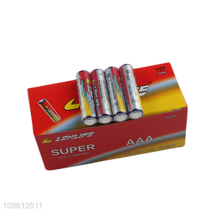 Low price 1.5V AA carbon-zinc batteries high-performance batteries