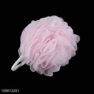 Top selling pink bath supplies bath shower ball wholesale