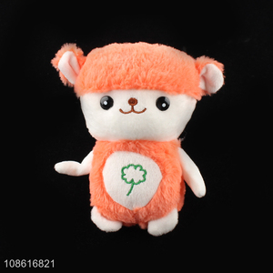 High quality soft lucky sheep plush animal toys for sale