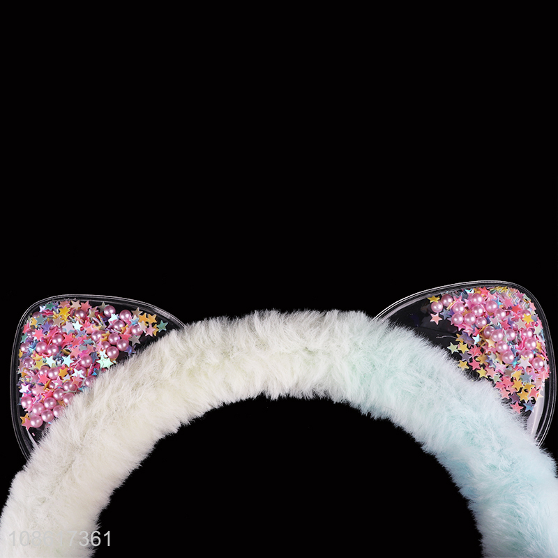 New products colorful faux fur earmuff winter warm plush ear warmer