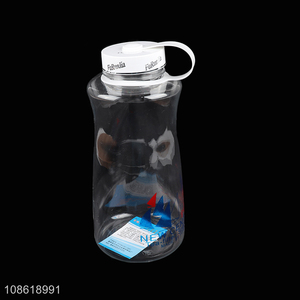 Hot sale transparent 1500ml plastic sports water bottle with tea filter