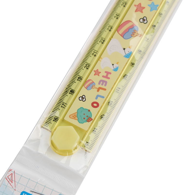 Online wholesale folding straightedge ruler for stationery