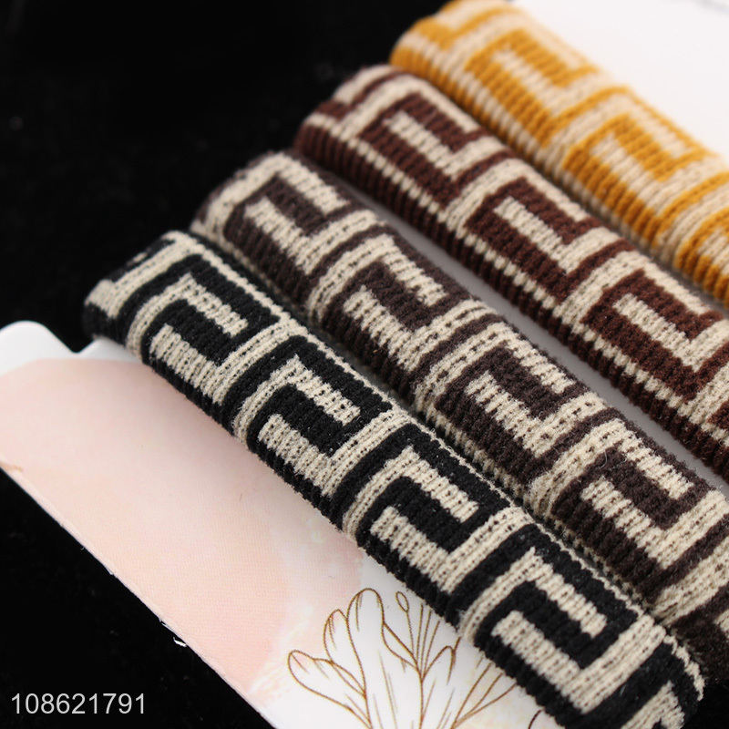 Hot selling elastic hair ropes hair ties for autumn winter