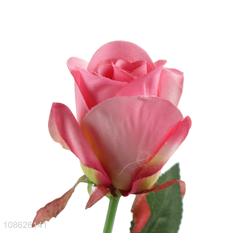 New product home decoration artificial flower lifelike rose