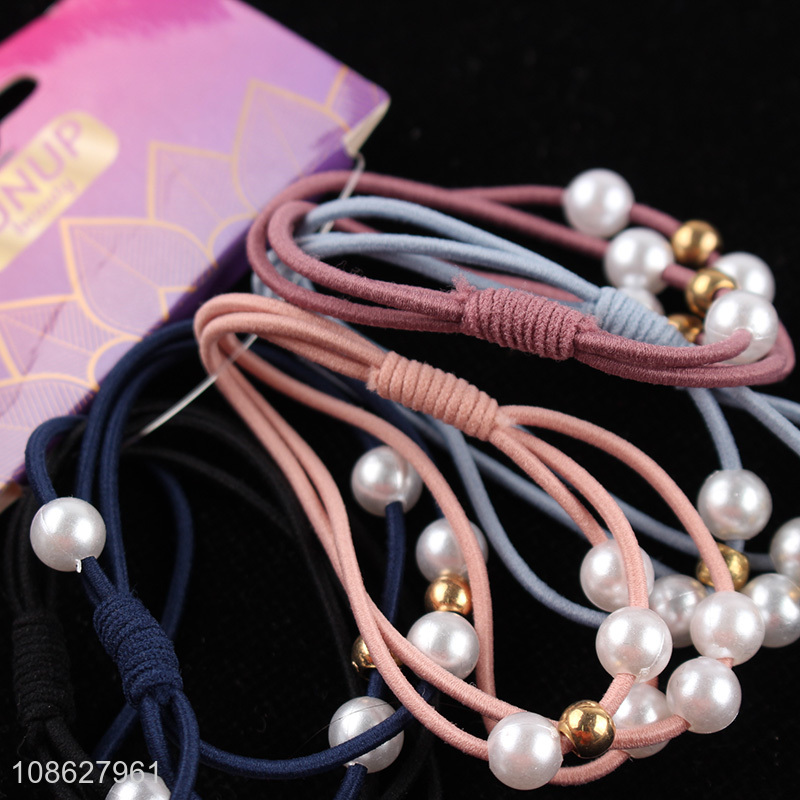 New product trendy pearl hair bands fashion hair accessories