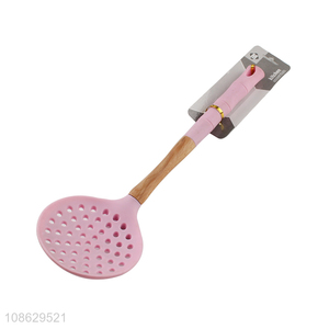 High quality slotted silicone spatula turner kitchen cooking spatula