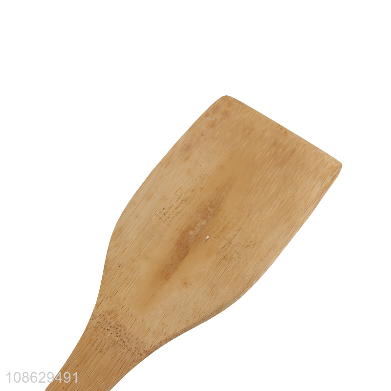 Wholesale cooking tools natural bamboo spatula turner cooking utensil