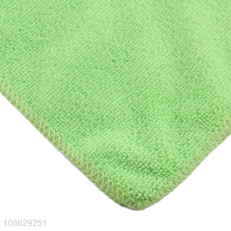 Low price super absorbent microfiber cleaning cloths for home kitchen