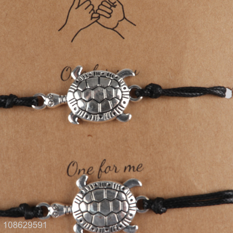 China factory little turtle bracelets friendship bracelets for sale