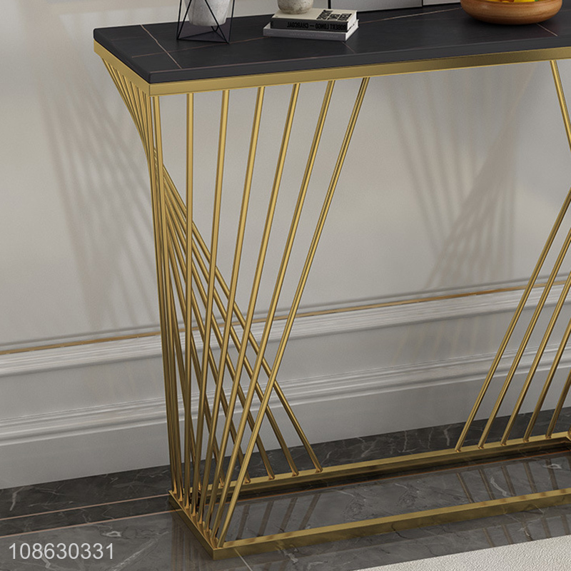 New product rectangualr slate entryway console table for sale