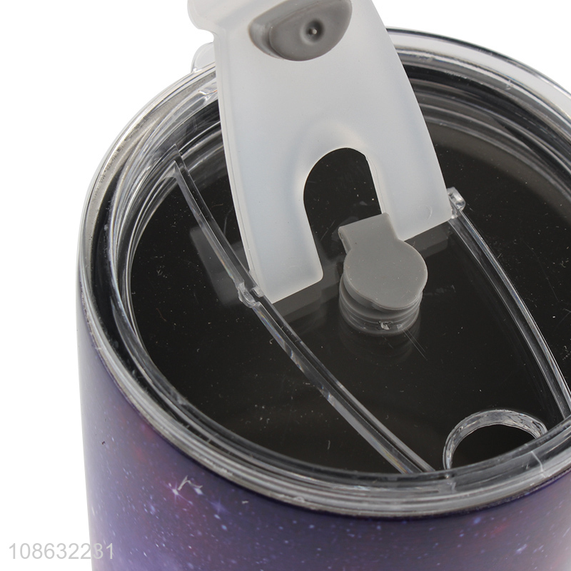 New product stainless steel starry auto mug vacuum thermal cup