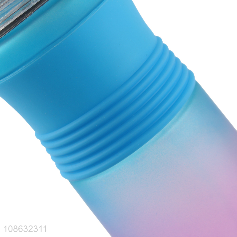 Good quality 750ml gradient color mist spray water bottle for outdoors