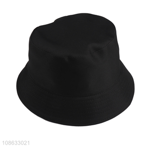 Top selling black outdoor causal beach hat bucket hat wholesale