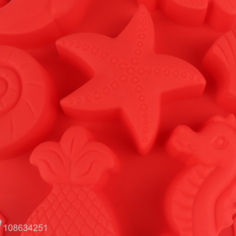 Good quality silicone cake mold marine animal cake molds