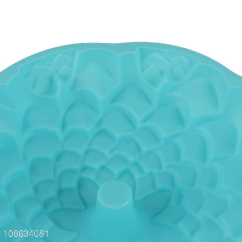 Hot selling sunflower shaped silicone chiffon cake molds