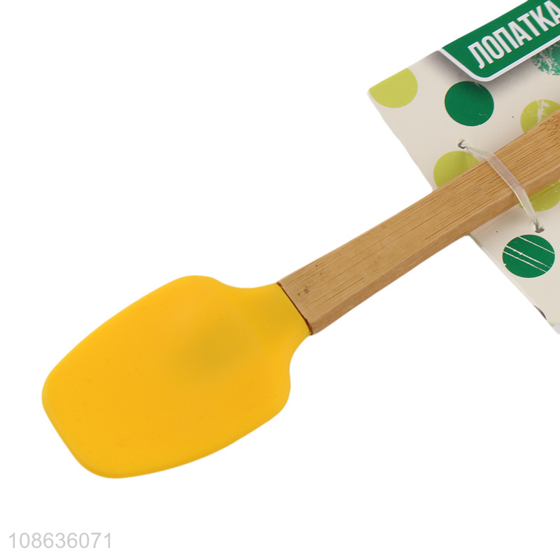 Factory price silicone non-stick cooking spatula for sale