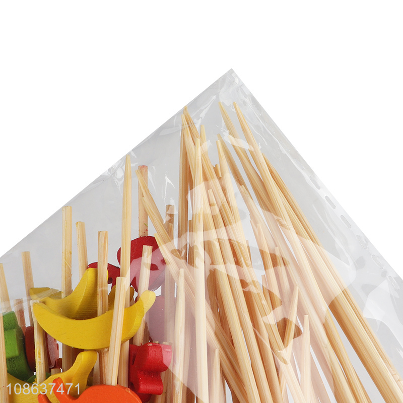 Wholesale 50pcs handmade toothpicks cocktail picks appetizer picks