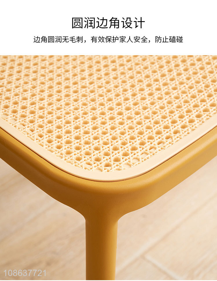 Hot sale rattan furniture restaurant dining chair wholesale