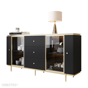 Wholesale modern luxury slate sideboard cabinet living room furniture