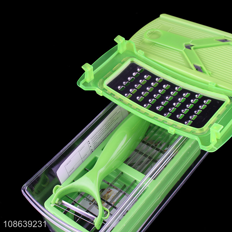 Wholesale 12 piece multi-function kitchen vegetable cutter chopper set