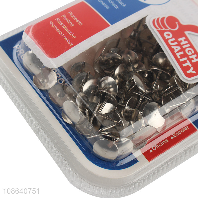 Best selling 100pcs office bindling supplies pushpins wholesale