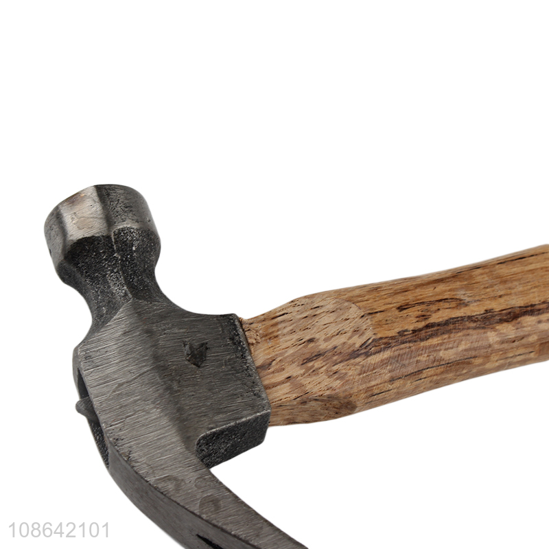 Hot products hand tool wooden handle claw hammer