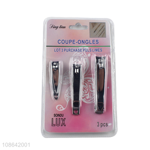 New products 3pcs nail beauty tool nail clipper for sale