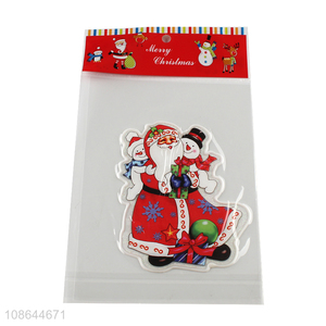 Yiwu market christmas decoration window stickers for sale