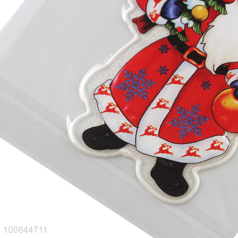 Top products santa claus pattern window decorative stickers for sale