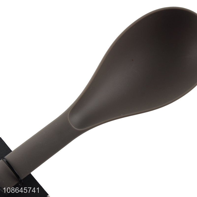 Good quality food grade silicone soup ladle silicone cooking utensils