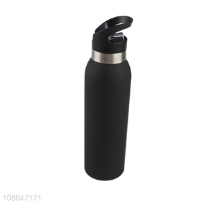 New products portable stainless steel insulated water bottle with straw