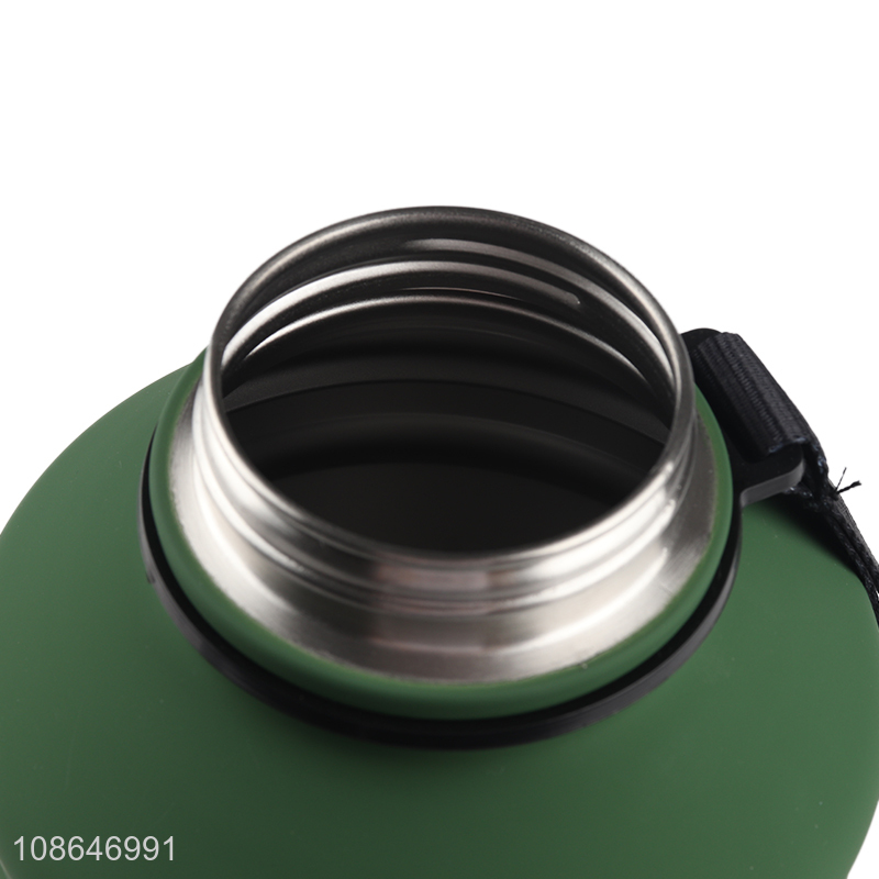 Top quality stainless steel double wall vacuum thermal bottle for hiking