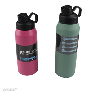 High quality double walled stainless steel thermal mugs sports bottle