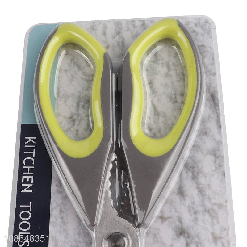 Factory supply heavy duty stainless steel kitchen scissors meat shears