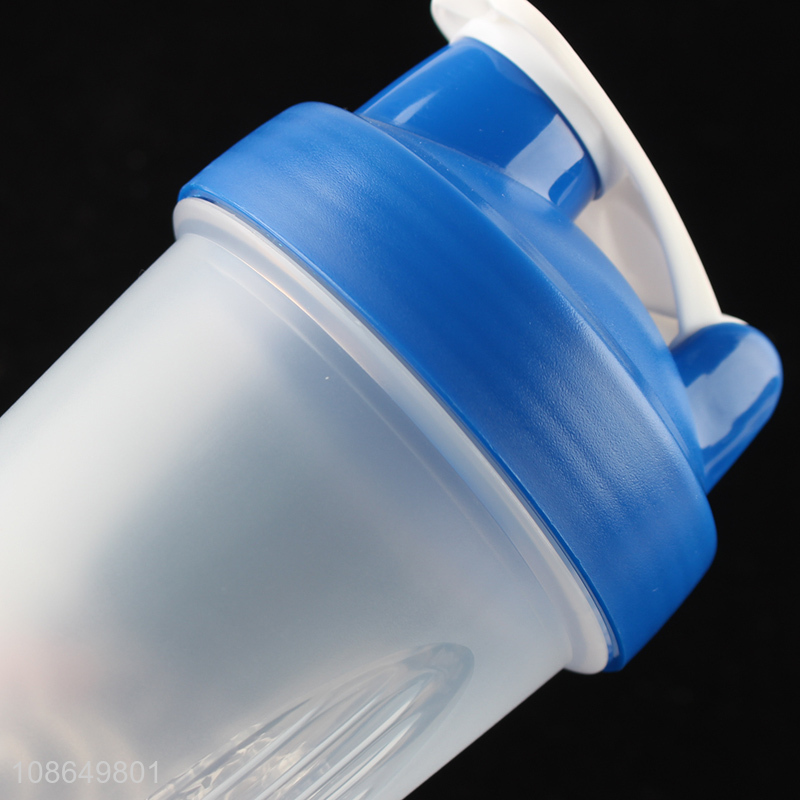 Good selling portable gym plastic water cup shaker bottle